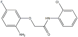 2-(2-amino-5-fluorophenoxy)-N-(2-chlorophenyl)acetamide|