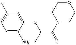2-(2-amino-5-methylphenoxy)-1-(morpholin-4-yl)propan-1-one