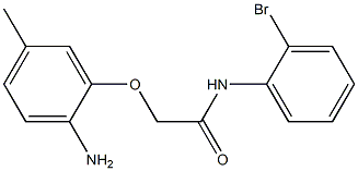 2-(2-amino-5-methylphenoxy)-N-(2-bromophenyl)acetamide|