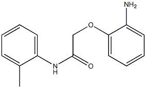 2-(2-aminophenoxy)-N-(2-methylphenyl)acetamide Structure