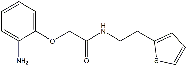 2-(2-aminophenoxy)-N-(2-thien-2-ylethyl)acetamide Structure