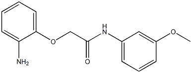 2-(2-aminophenoxy)-N-(3-methoxyphenyl)acetamide Structure