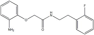 2-(2-aminophenoxy)-N-[2-(2-fluorophenyl)ethyl]acetamide Structure