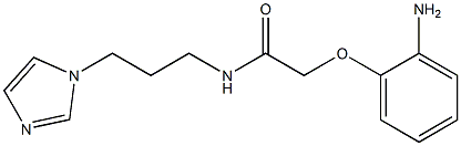 2-(2-aminophenoxy)-N-[3-(1H-imidazol-1-yl)propyl]acetamide