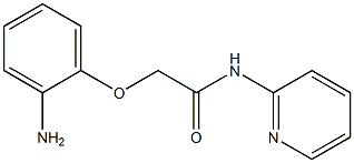 2-(2-aminophenoxy)-N-pyridin-2-ylacetamide Struktur