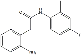 2-(2-aminophenyl)-N-(4-fluoro-2-methylphenyl)acetamide Structure