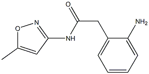 2-(2-aminophenyl)-N-(5-methylisoxazol-3-yl)acetamide