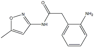  2-(2-aminophenyl)-N-(5-methylisoxazol-3-yl)acetamide