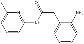 2-(2-aminophenyl)-N-(6-methylpyridin-2-yl)acetamide Structure