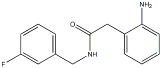 2-(2-aminophenyl)-N-[(3-fluorophenyl)methyl]acetamide