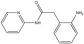 2-(2-aminophenyl)-N-pyridin-2-ylacetamide 结构式