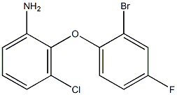 2-(2-bromo-4-fluorophenoxy)-3-chloroaniline