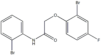  2-(2-bromo-4-fluorophenoxy)-N-(2-bromophenyl)acetamide