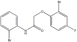 2-(2-bromo-4-fluorophenoxy)-N-(2-bromophenyl)acetamide