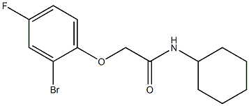 2-(2-bromo-4-fluorophenoxy)-N-cyclohexylacetamide