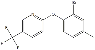 2-(2-bromo-4-methylphenoxy)-5-(trifluoromethyl)pyridine|