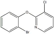 2-(2-bromophenoxy)-3-chloropyridine Struktur