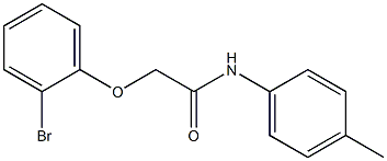 2-(2-bromophenoxy)-N-(4-methylphenyl)acetamide Structure