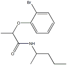2-(2-bromophenoxy)-N-(pentan-2-yl)propanamide