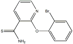  2-(2-bromophenoxy)pyridine-3-carbothioamide