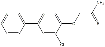 2-(2-chloro-4-phenylphenoxy)ethanethioamide