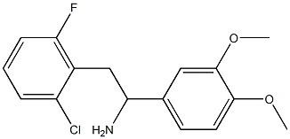  2-(2-chloro-6-fluorophenyl)-1-(3,4-dimethoxyphenyl)ethan-1-amine