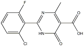 2-(2-chloro-6-fluorophenyl)-4-methyl-6-oxo-1,6-dihydropyrimidine-5-carboxylic acid