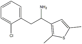 2-(2-chlorophenyl)-1-(2,5-dimethylthiophen-3-yl)ethan-1-amine