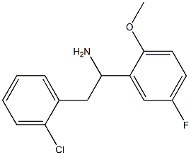 2-(2-chlorophenyl)-1-(5-fluoro-2-methoxyphenyl)ethan-1-amine