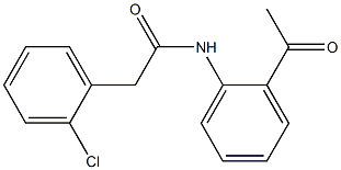 2-(2-chlorophenyl)-N-(2-acetylphenyl)acetamide