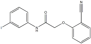 2-(2-cyanophenoxy)-N-(3-iodophenyl)acetamide