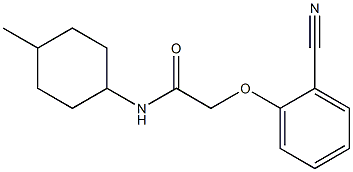 2-(2-cyanophenoxy)-N-(4-methylcyclohexyl)acetamide