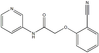 2-(2-cyanophenoxy)-N-pyridin-3-ylacetamide 化学構造式