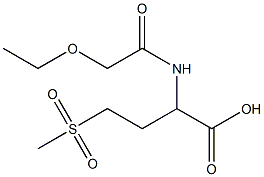 2-(2-ethoxyacetamido)-4-methanesulfonylbutanoic acid Structure