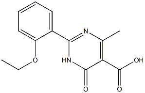 2-(2-ethoxyphenyl)-4-methyl-6-oxo-1,6-dihydropyrimidine-5-carboxylic acid Structure