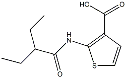 2-(2-ethylbutanamido)thiophene-3-carboxylic acid