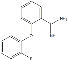 2-(2-fluorophenoxy)benzene-1-carboximidamide Structure