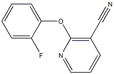 2-(2-fluorophenoxy)nicotinonitrile Struktur