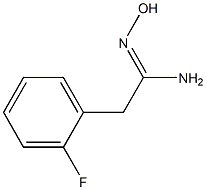 2-(2-fluorophenyl)-N'-hydroxyethanimidamide Struktur