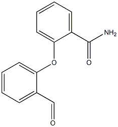 2-(2-formylphenoxy)benzamide 化学構造式