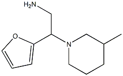 2-(2-furyl)-2-(3-methylpiperidin-1-yl)ethanamine,,结构式