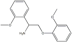  2-(2-methoxyphenoxy)-1-(2-methoxyphenyl)ethanamine