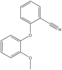 2-(2-methoxyphenoxy)benzonitrile Structure