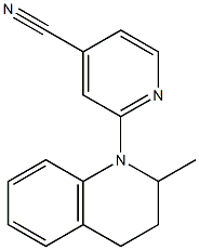 2-(2-methyl-1,2,3,4-tetrahydroquinolin-1-yl)pyridine-4-carbonitrile|