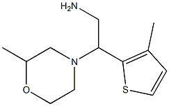 2-(2-methylmorpholin-4-yl)-2-(3-methylthien-2-yl)ethanamine,,结构式