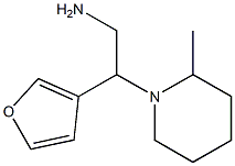 2-(2-methylpiperidin-1-yl)-2-tetrahydrofuran-3-ylethanamine Structure