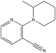 2-(2-methylpiperidin-1-yl)nicotinonitrile Struktur