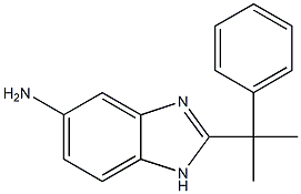 2-(2-phenylpropan-2-yl)-1H-1,3-benzodiazol-5-amine Struktur