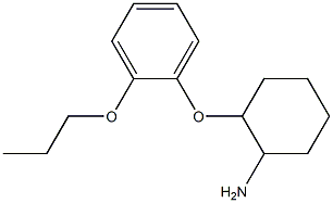 2-(2-propoxyphenoxy)cyclohexan-1-amine 结构式
