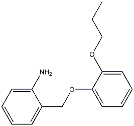 2-(2-propoxyphenoxymethyl)aniline Structure